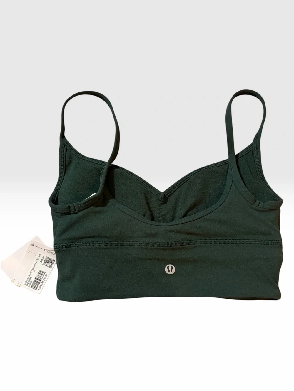 NWT Lululemon Align Sweetheart Bra A/B in Legacy Green size 4 - Picture 3 of 7